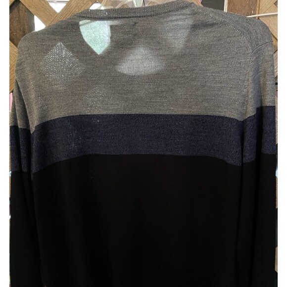 APT. 9 Merino Wool Blend Soft Striped Bundle Up Sweaters Men's XXL - Picture 15 of 16